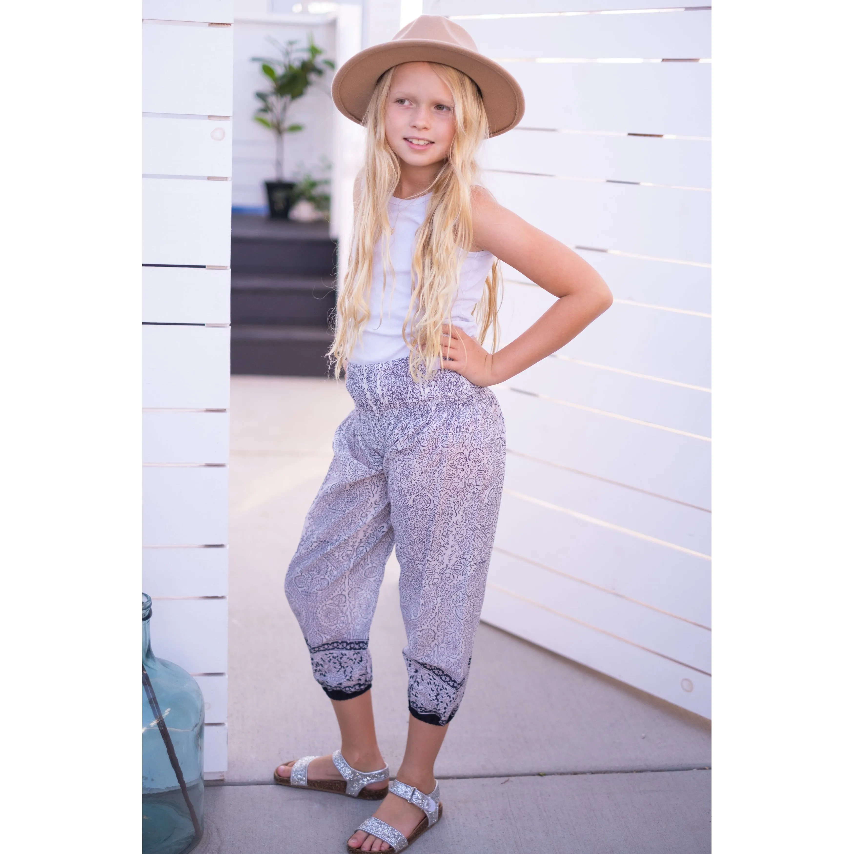 Smocked pant