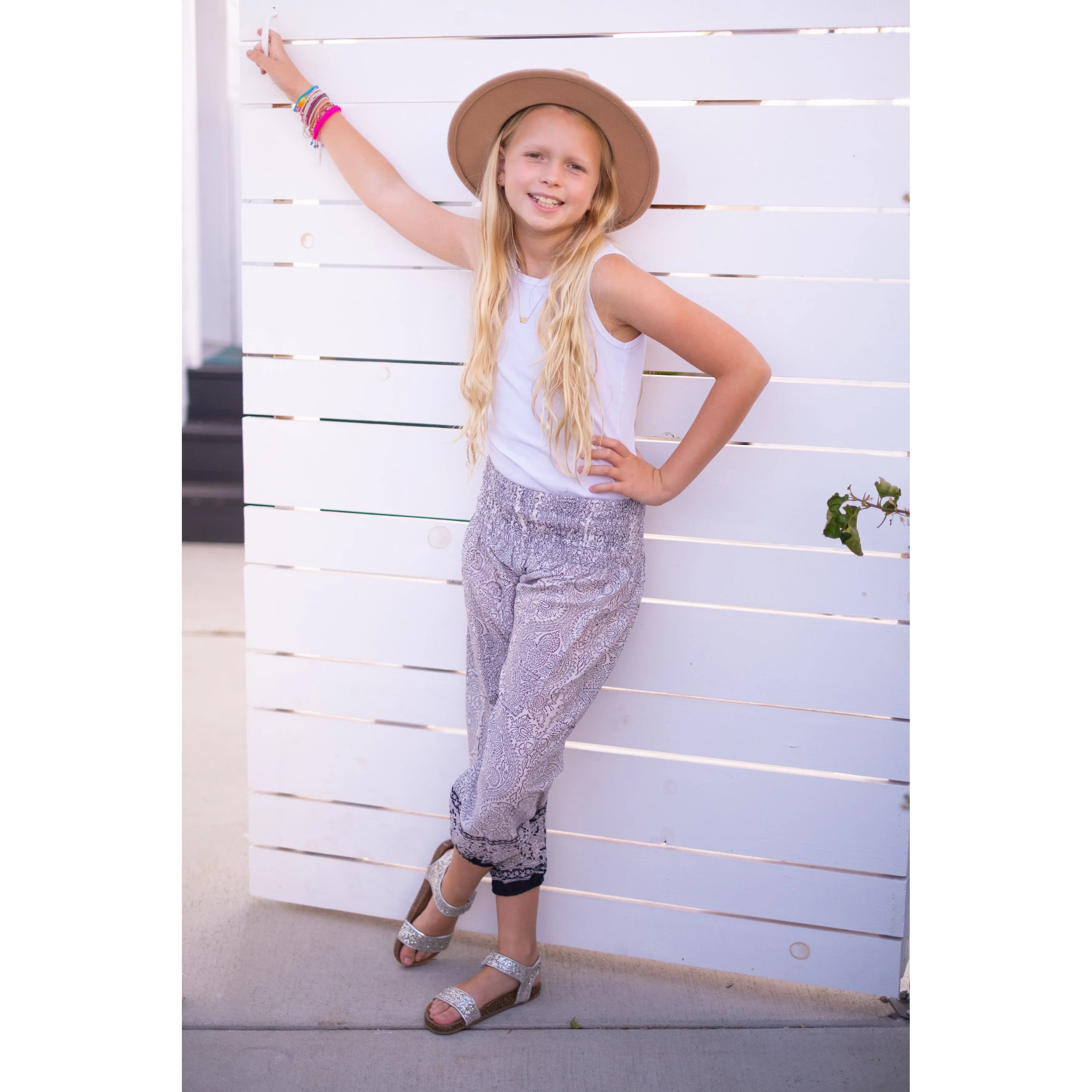 Smocked pant