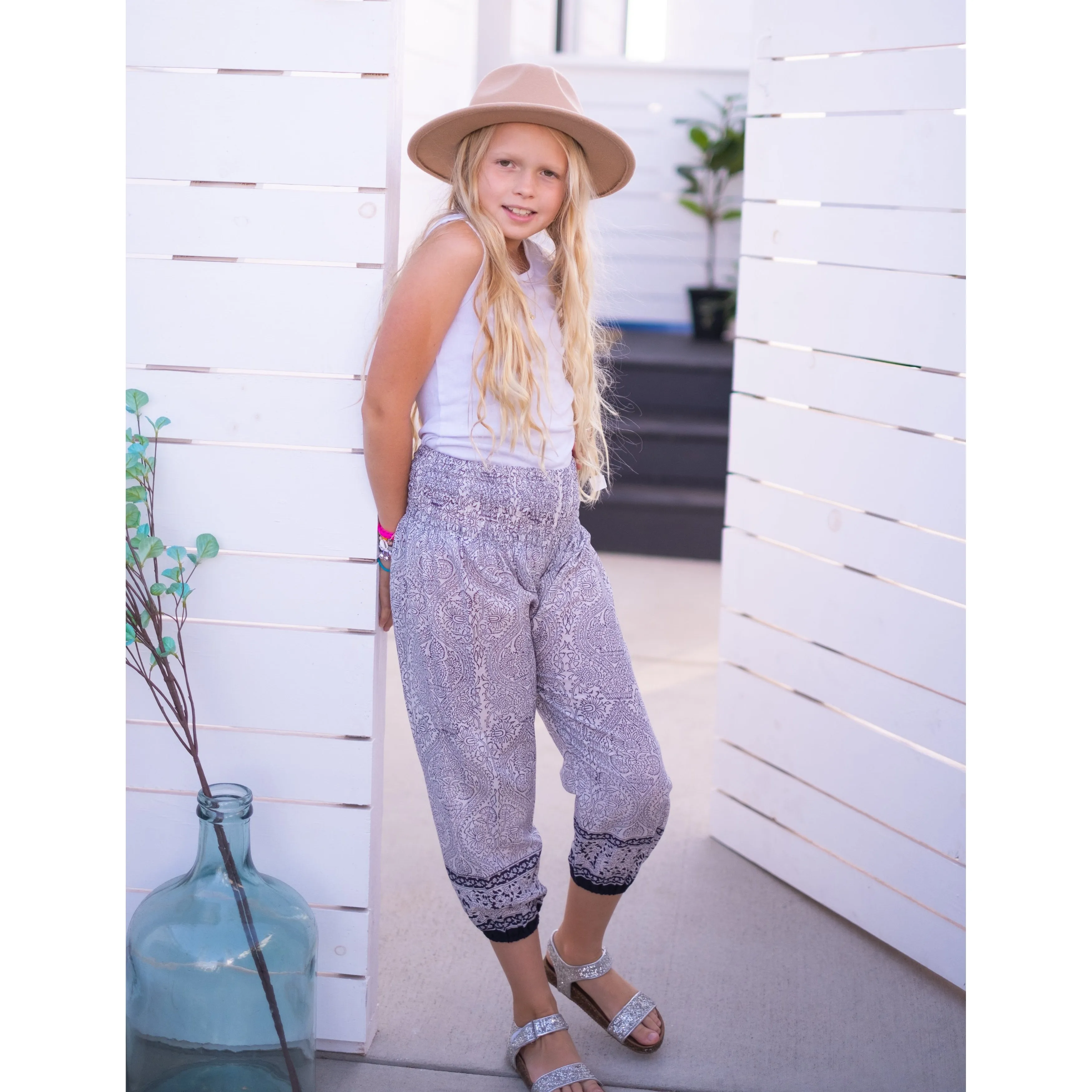 Smocked pant