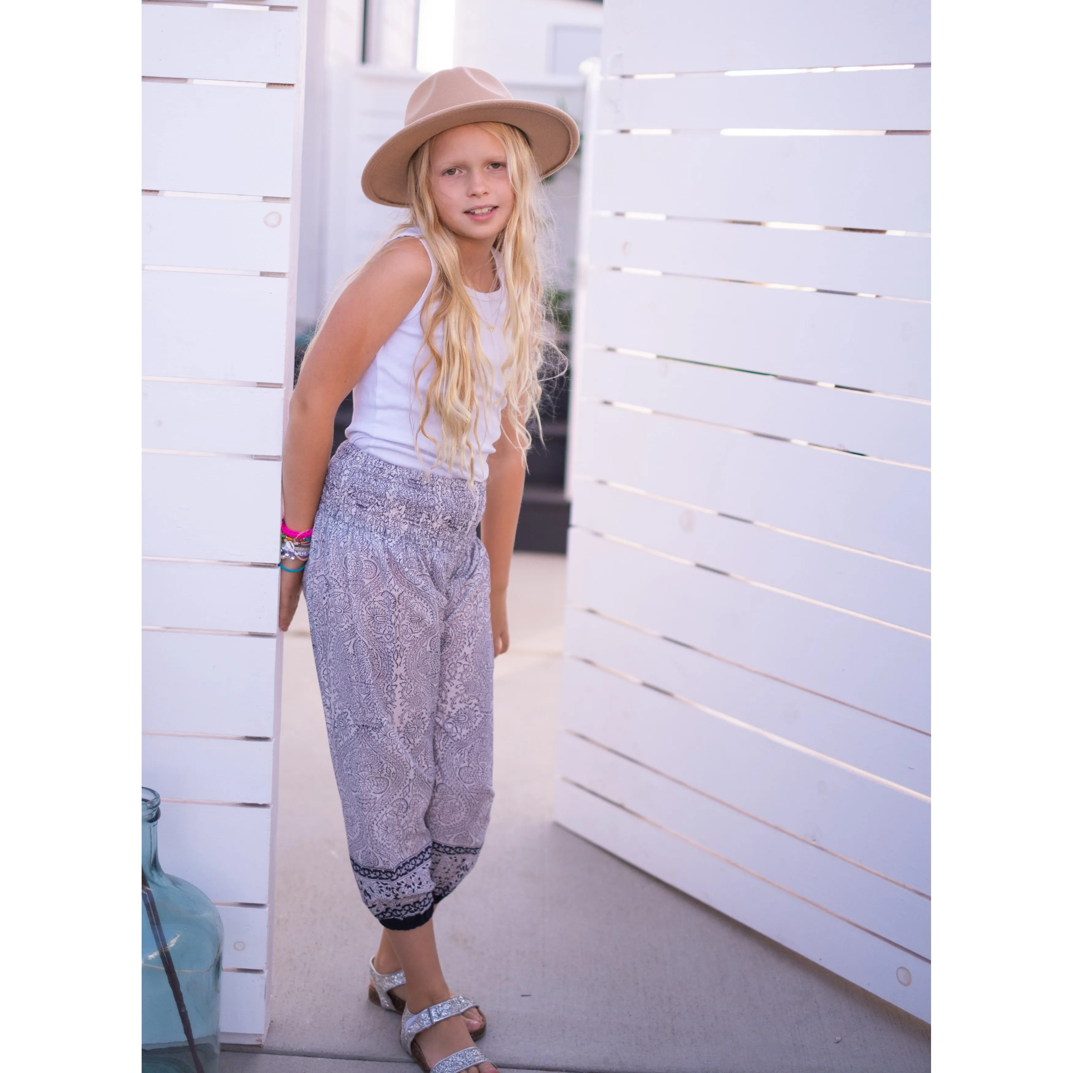 Smocked pant
