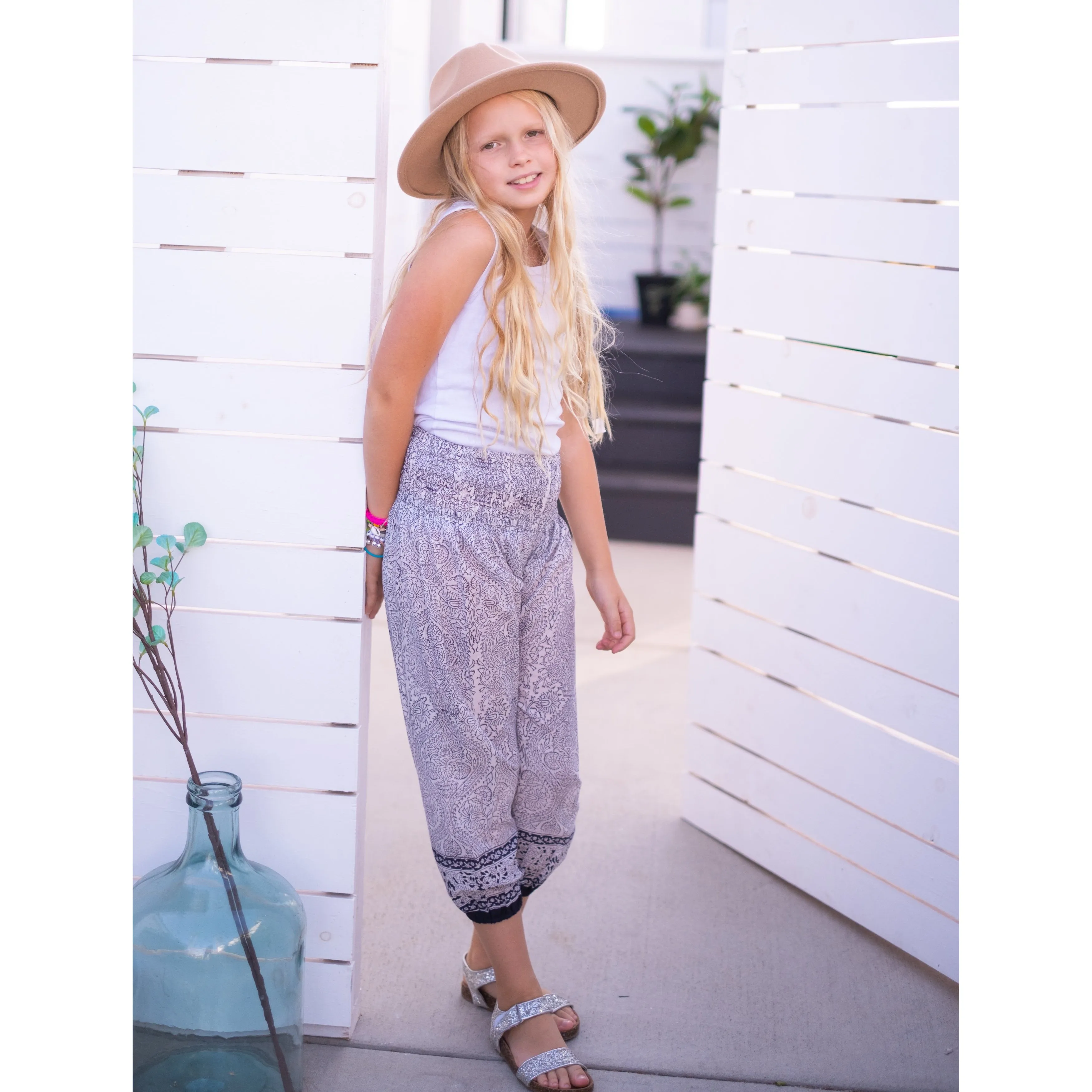 Smocked pant