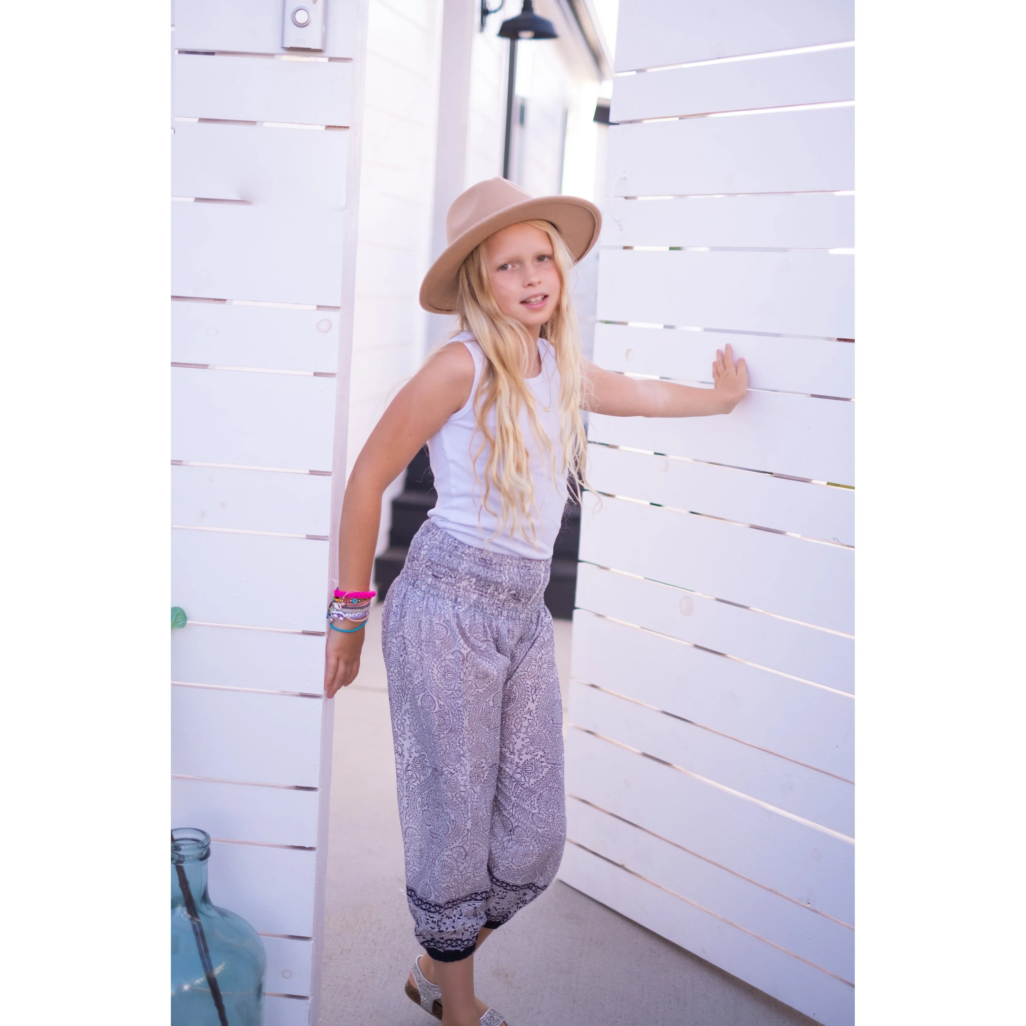Smocked pant