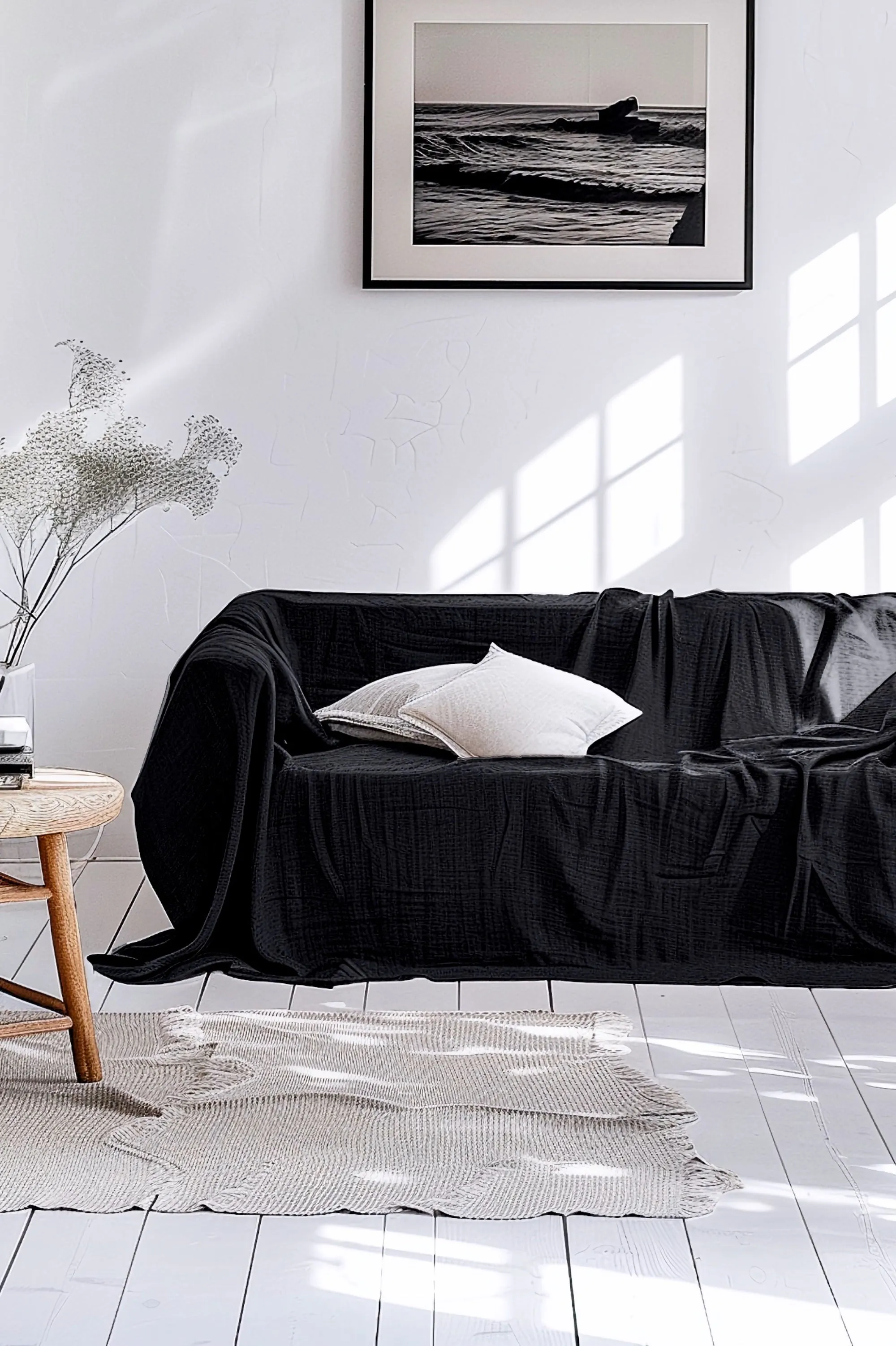 Sofa cover - black