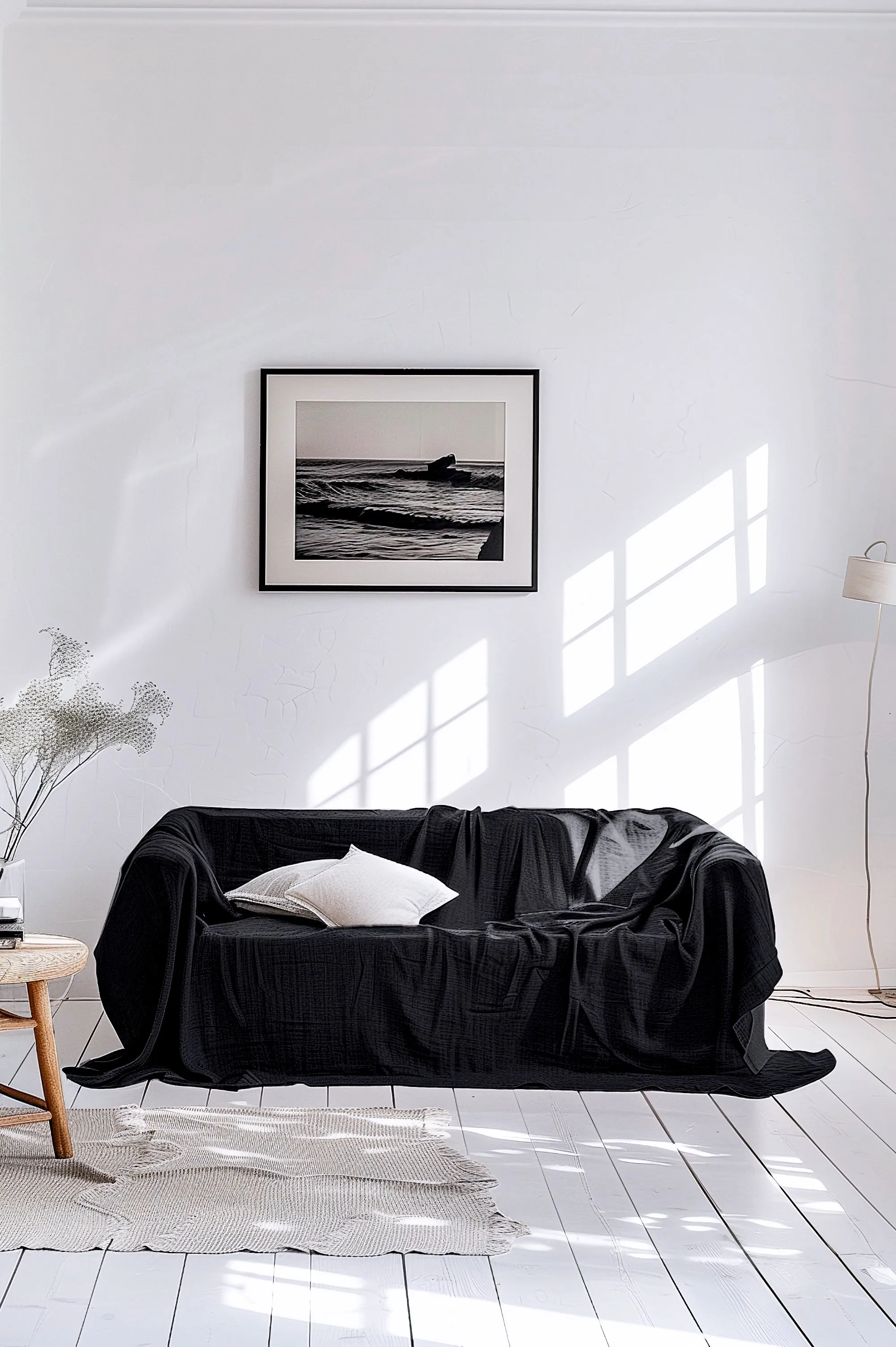 Sofa cover - black