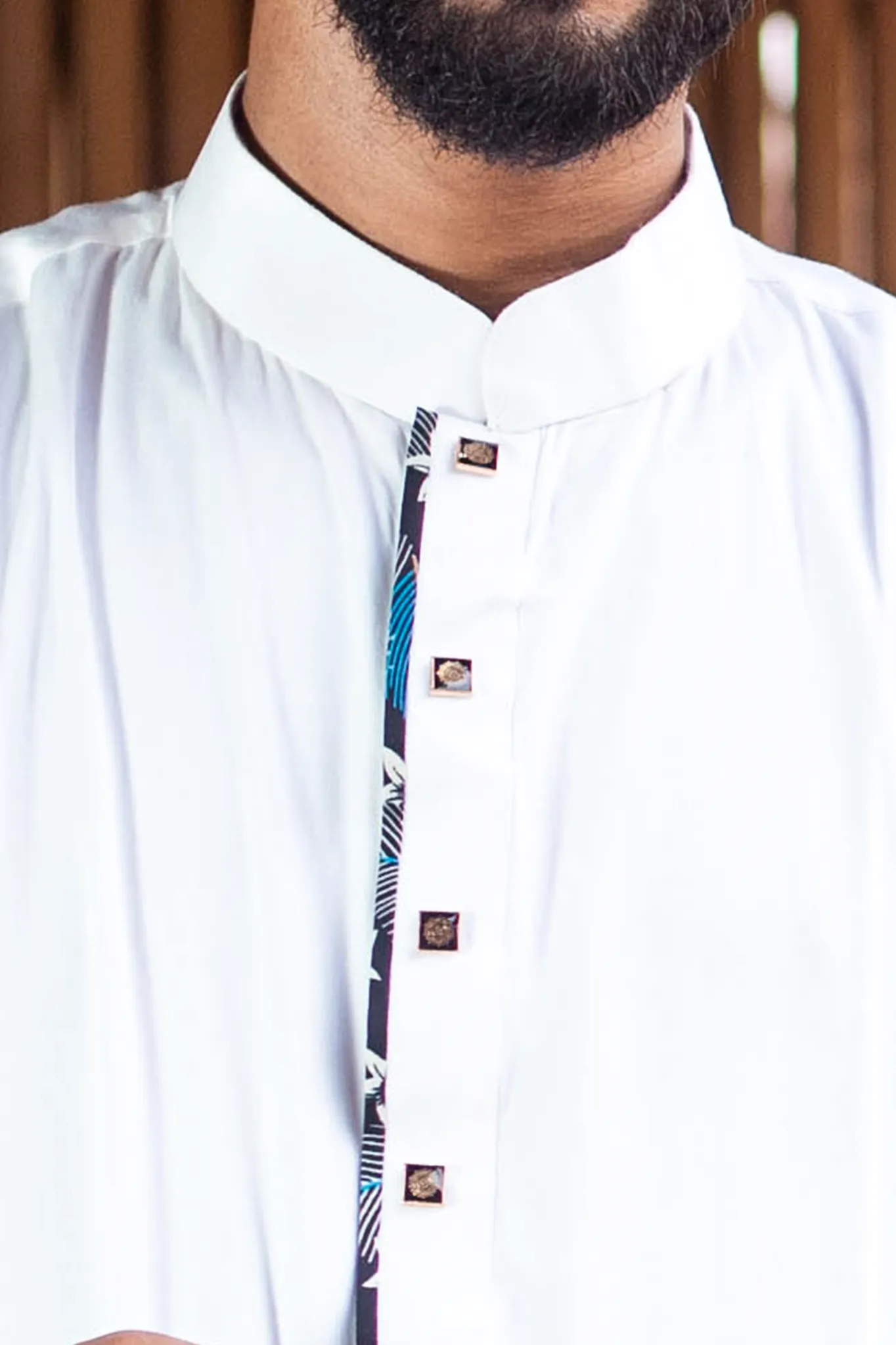 Solid White Premium Linen Cotton Panjabi