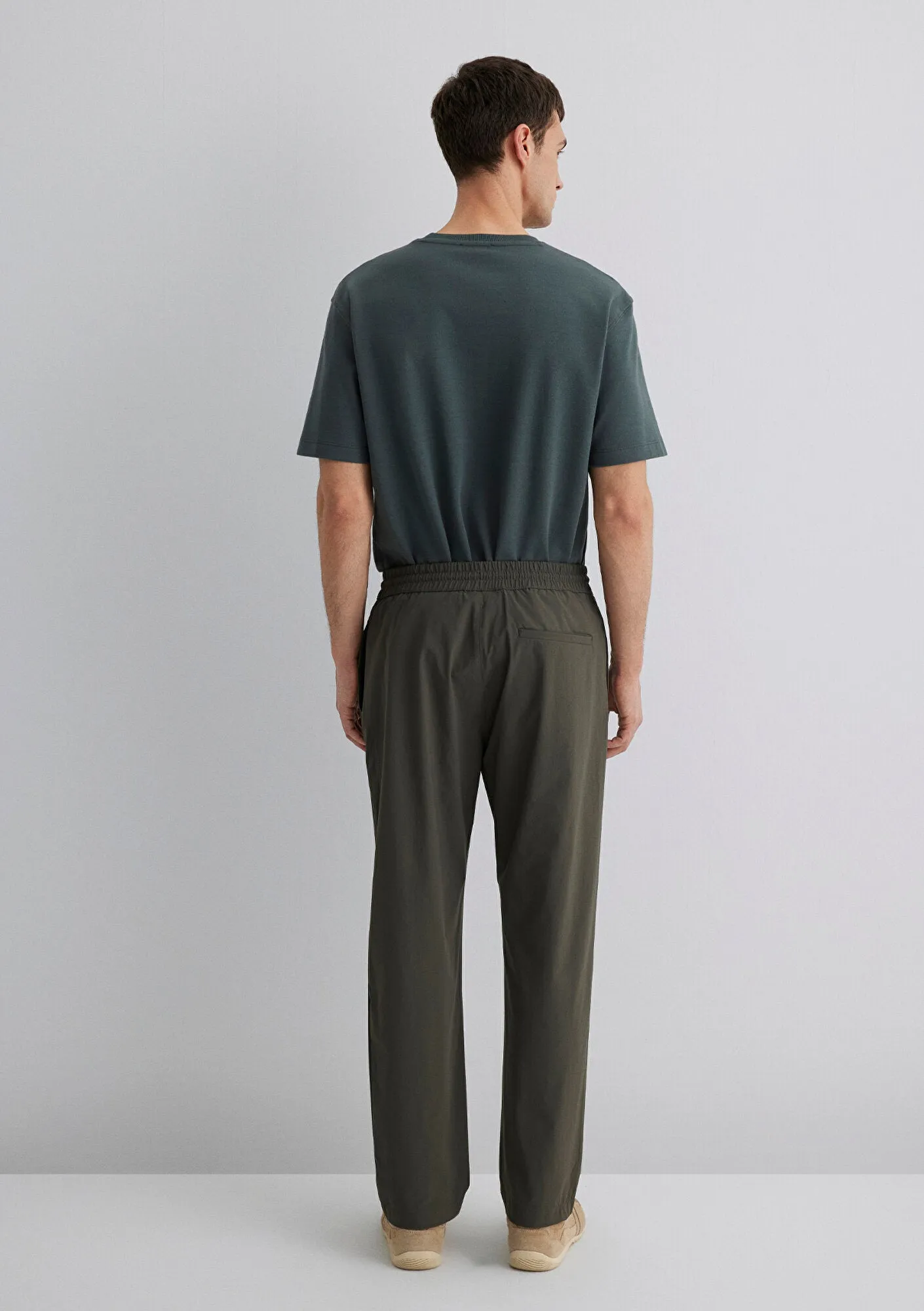 Spandex Navy Jogger Pants