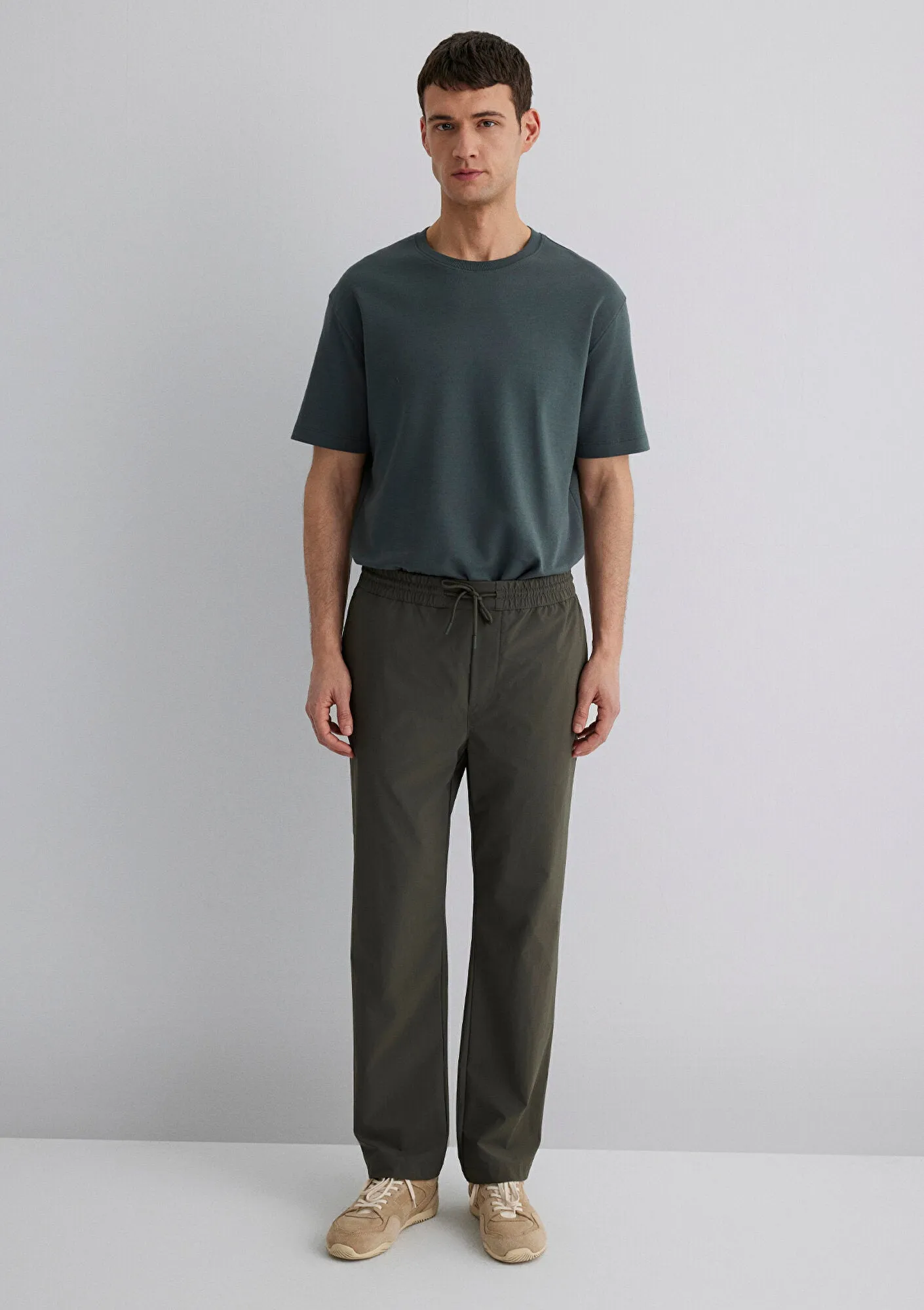 Spandex Navy Jogger Pants