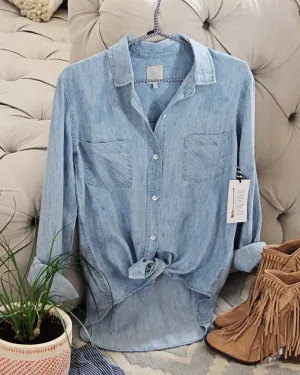 Starry Sky Denim Top