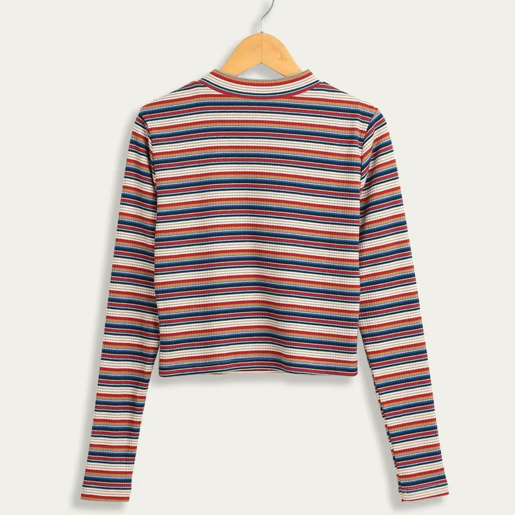 Striped Long Sleeve Sweater