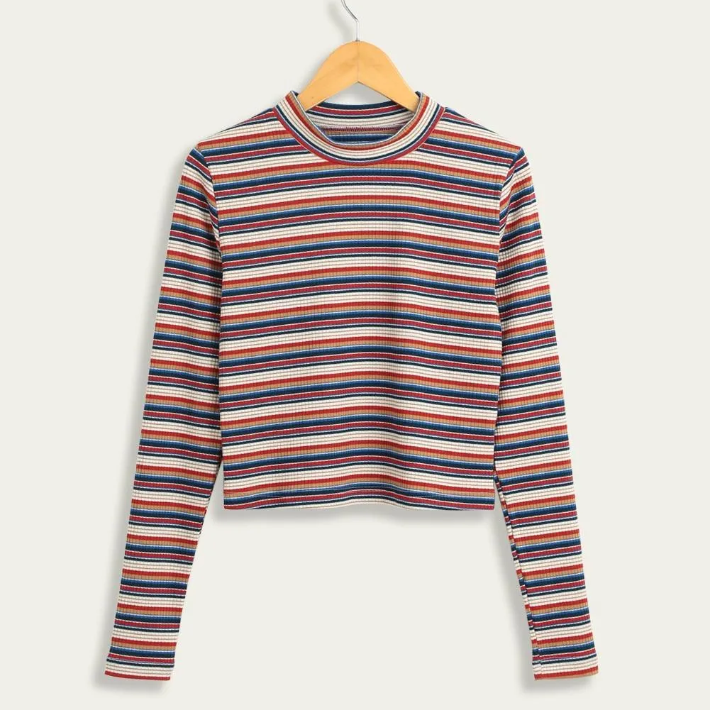 Striped Long Sleeve Sweater