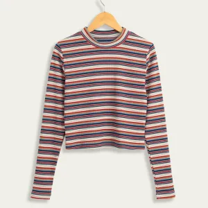 Striped Long Sleeve Sweater