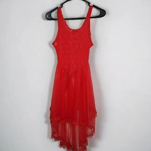 Stroke of Midnight Vintage 80s Gothic Vamp Lingerie size Small