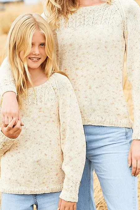 Stylecraft - Love You Aran - 9971 Ladies & Girls Jumper / Sweater Knitting Pattern