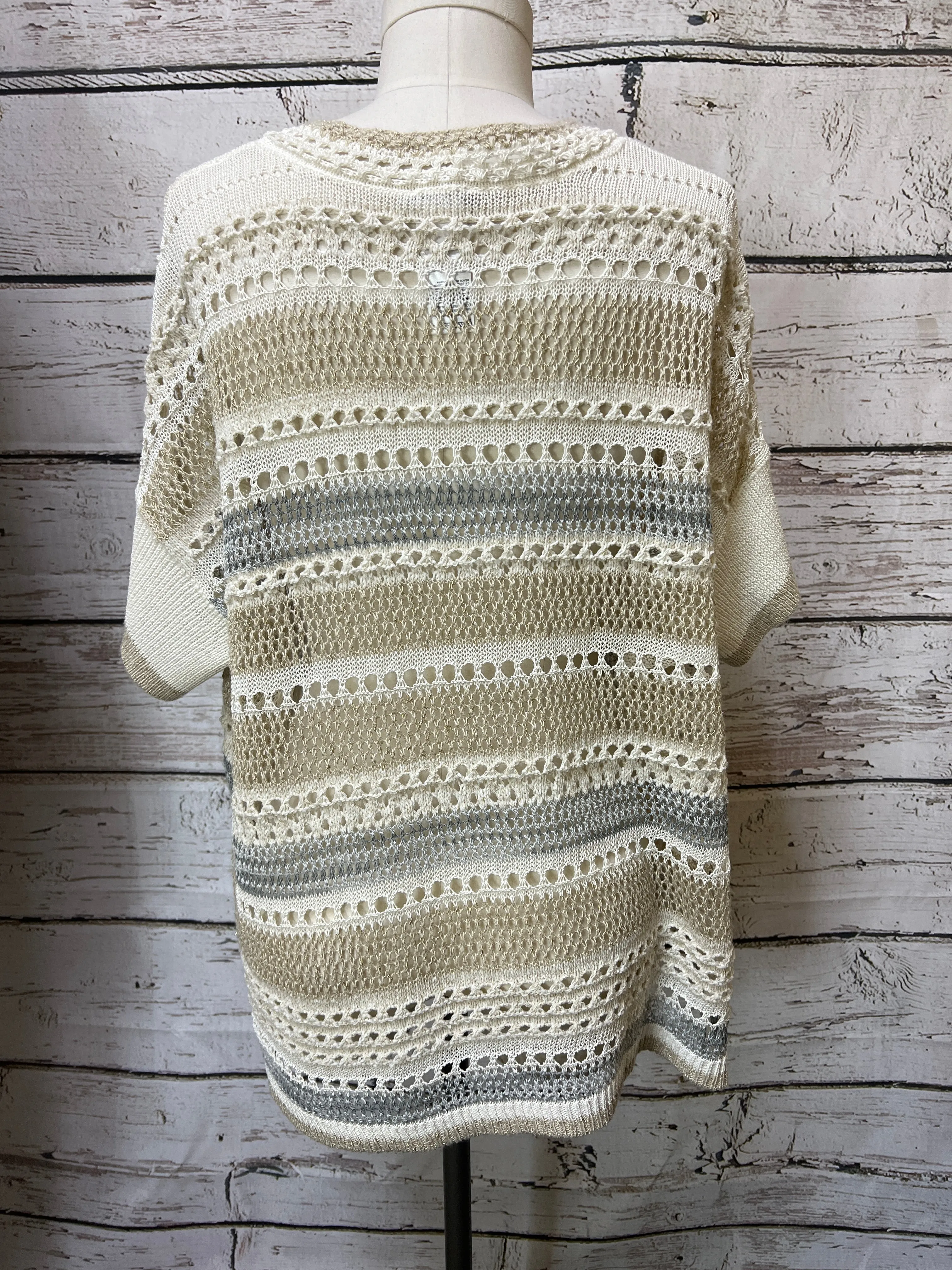 Sweater Short Sleeve By Chicos  Size: L