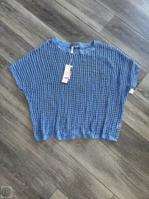 Sweater Short Sleeve By Clothes Mentor In Blue, Size: Xl