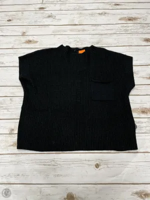 Sweater Short Sleeve By Cmf In Black, Size: L