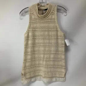 Sweater Short Sleeve By Dolan Left Coast In Cream, Size: S