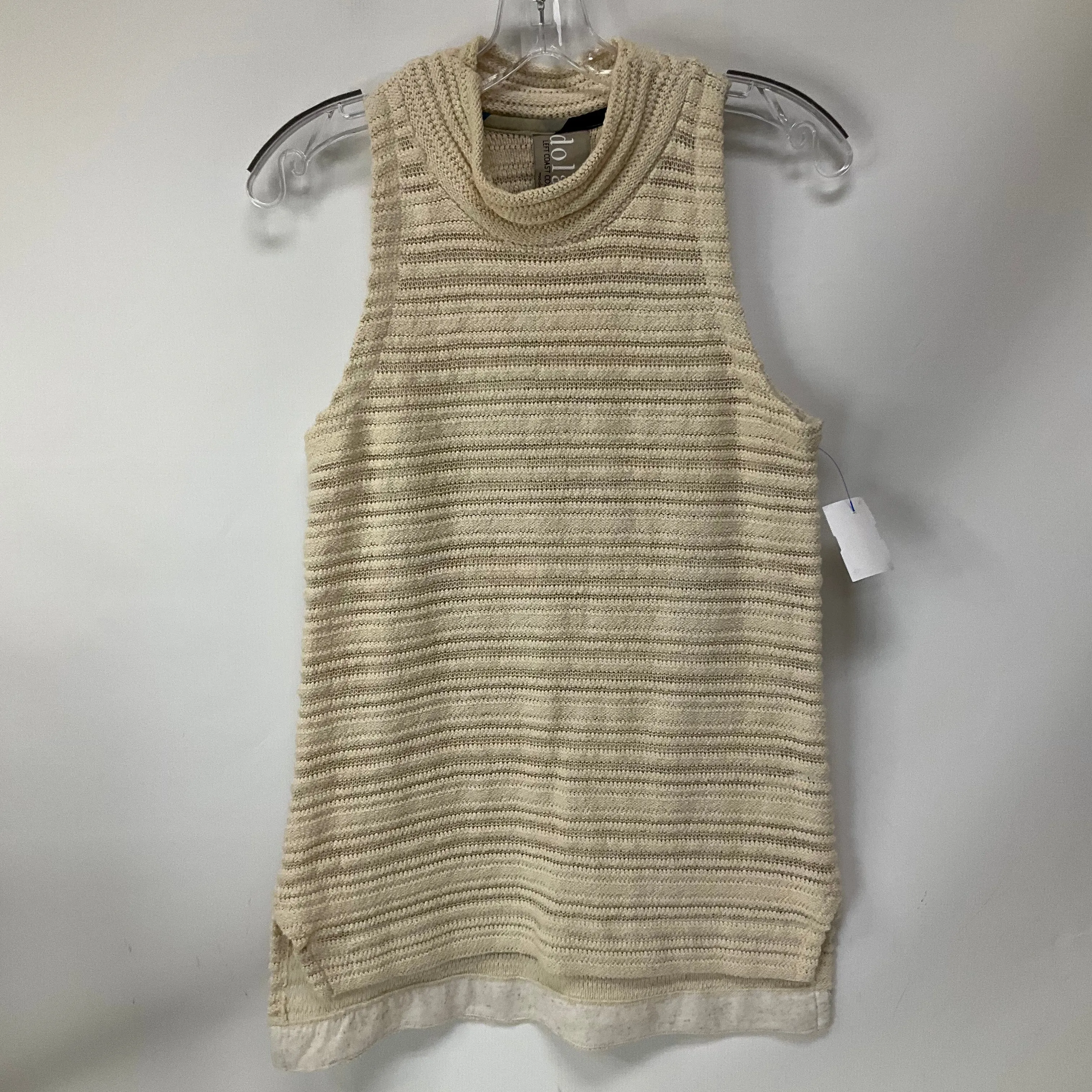 Sweater Short Sleeve By Dolan Left Coast In Cream, Size: S