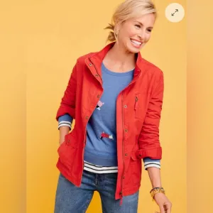 Talbots Cotton Twill Field Utility Jacket | Size Small Petite