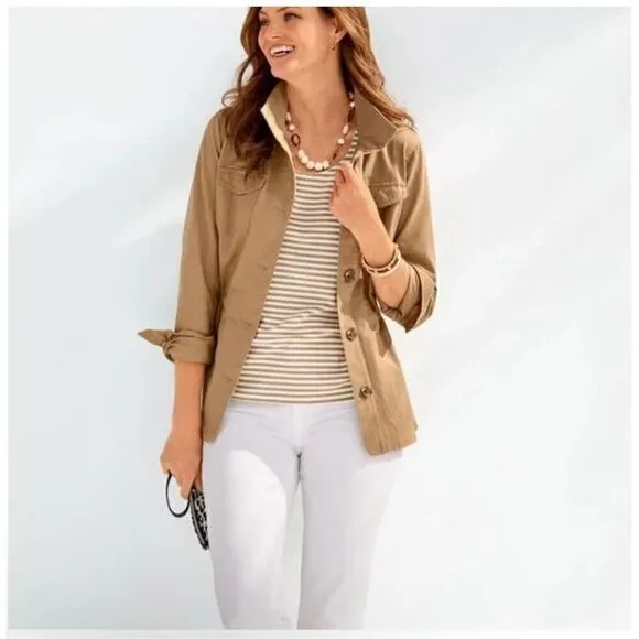 Talbots Safari jacket M