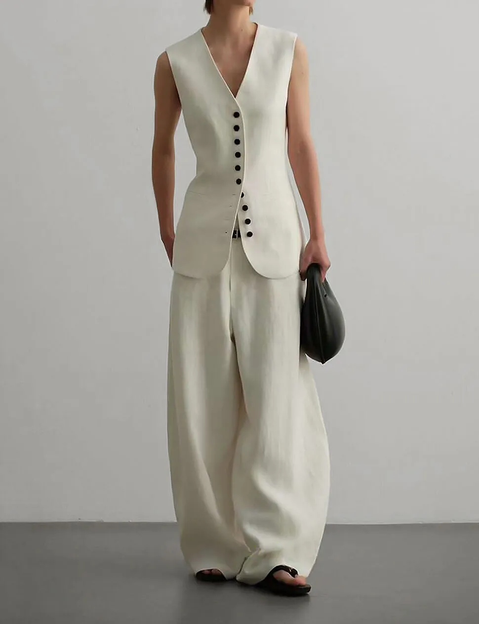 Tasia Linen Vest Top - BESTSELLER