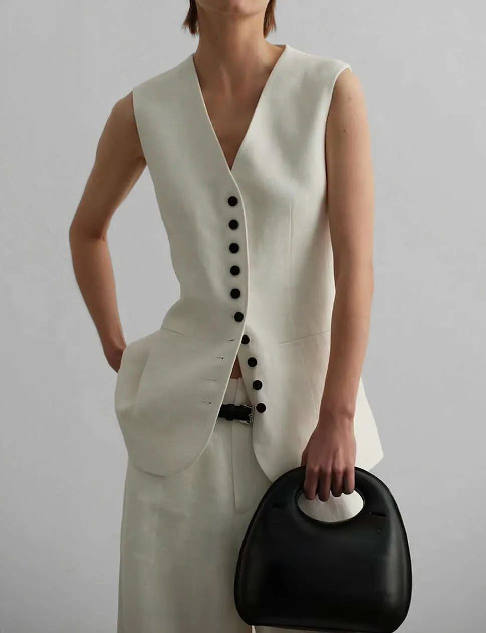 Tasia Linen Vest Top - BESTSELLER