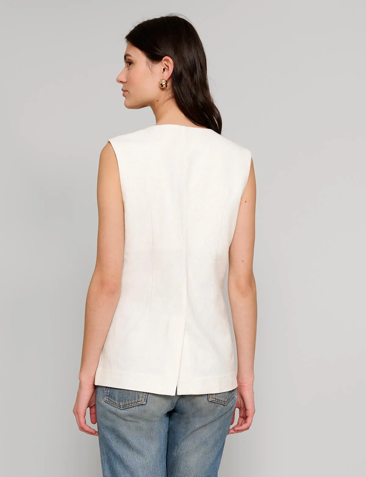 Tasia Linen Vest Top - BESTSELLER