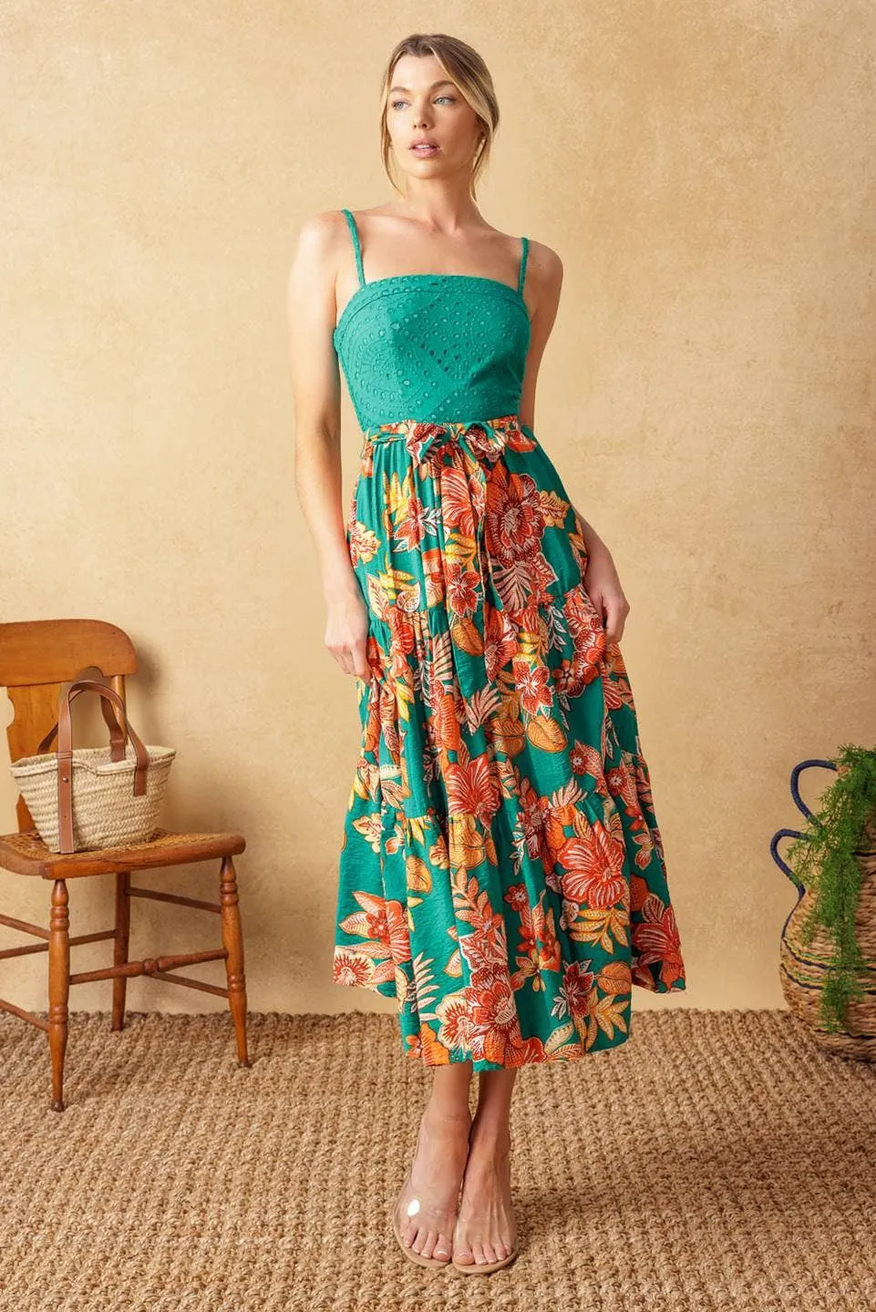 Teal Dress