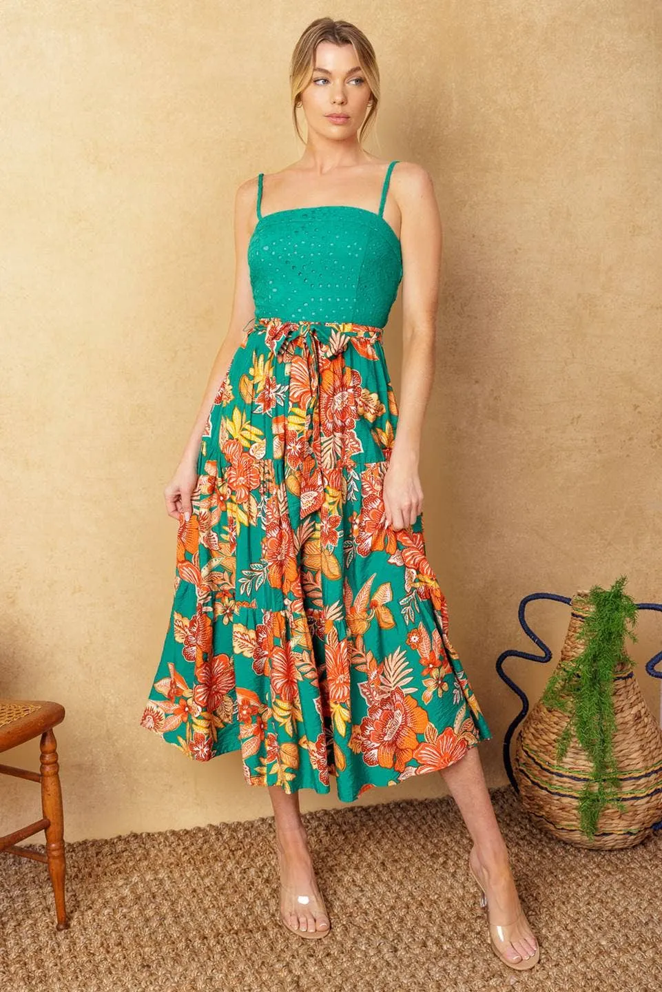 Teal Dress