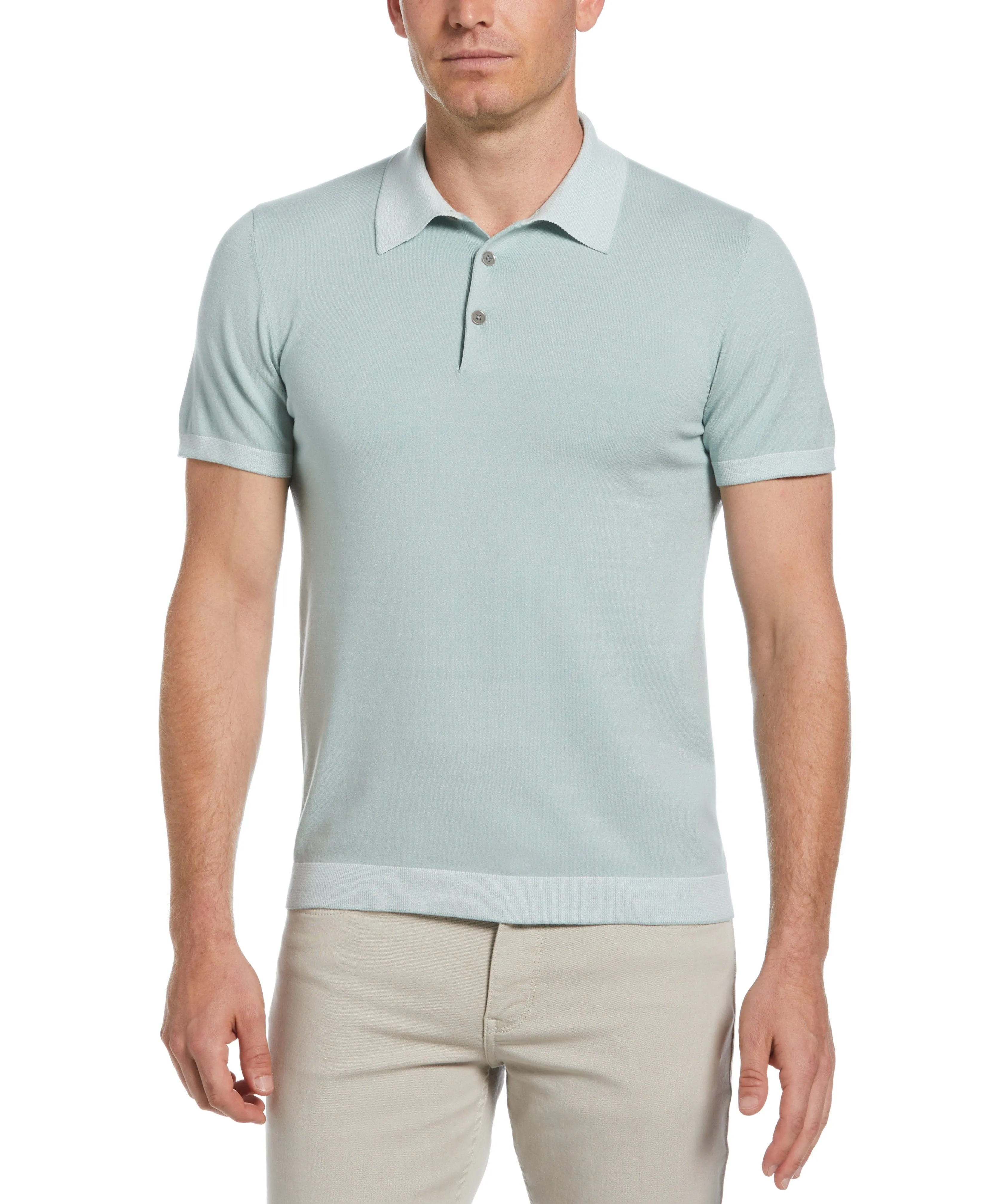 Tech Knit Contrast Sweater Polo