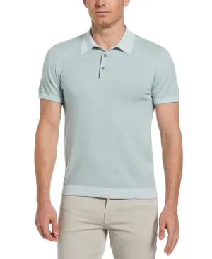 Tech Knit Contrast Sweater Polo