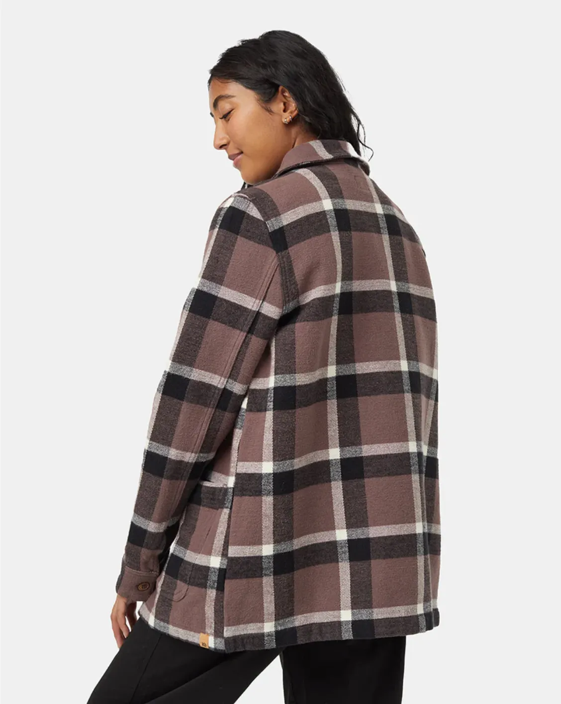Tentree Womens Flannel Utility Jacket
