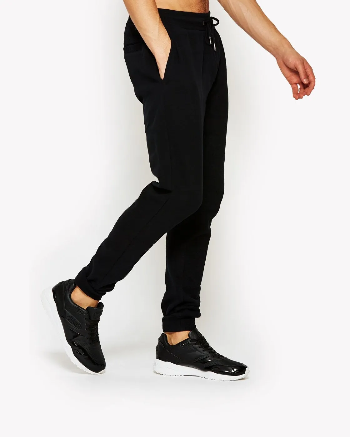 Tepláky Ellesse Ovest Jogger Pant antracitová čierna