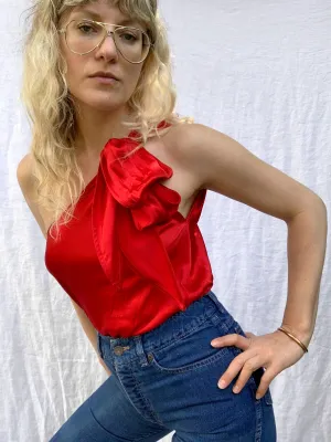 The Babylon Blouse | Crimson