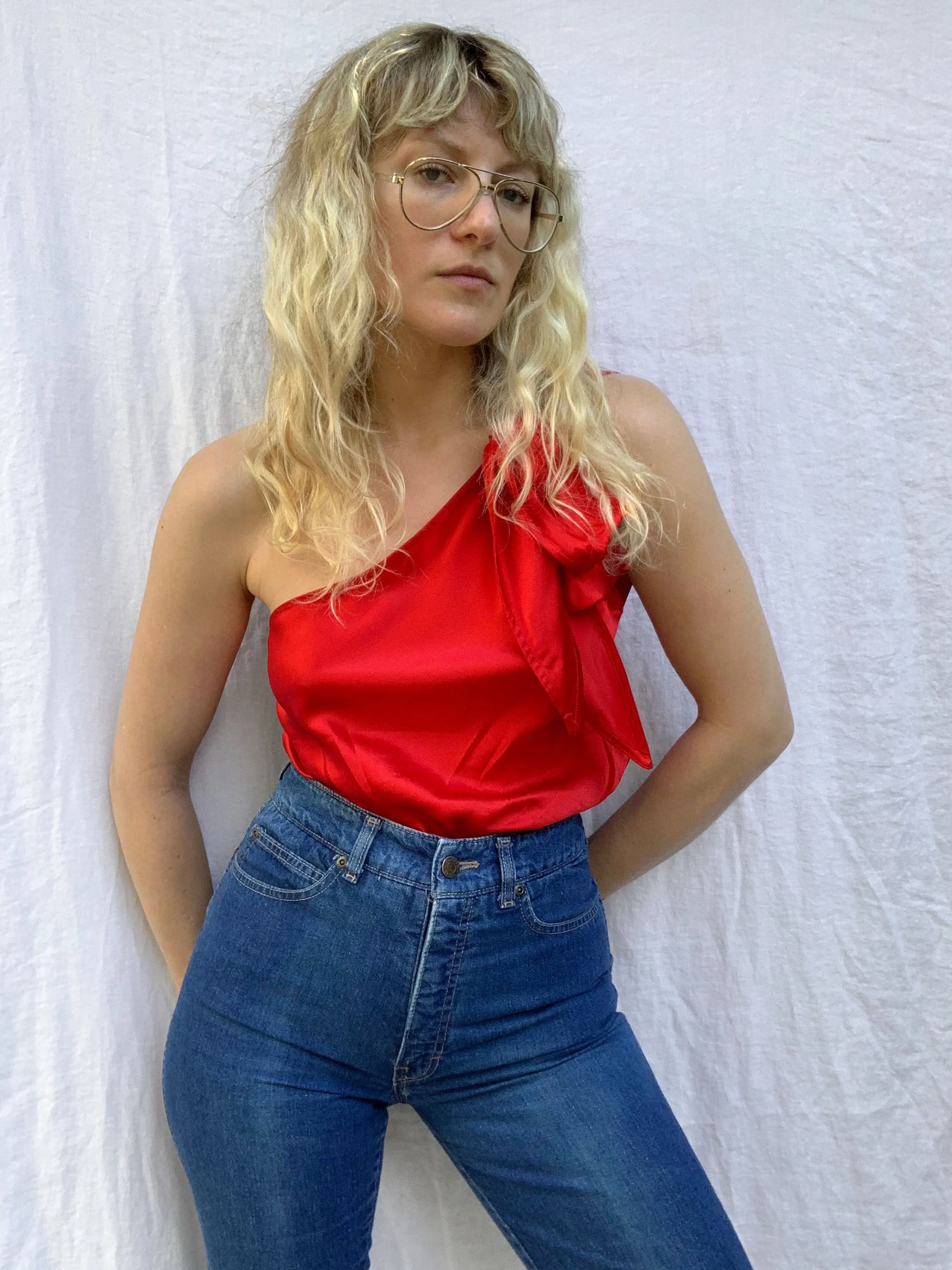 The Babylon Blouse | Crimson