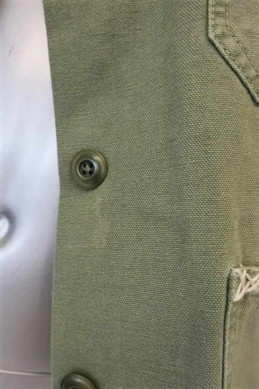 The Great Sergeant Embroidered Jacket Army Green Canvas Size 1 Utility Jacket