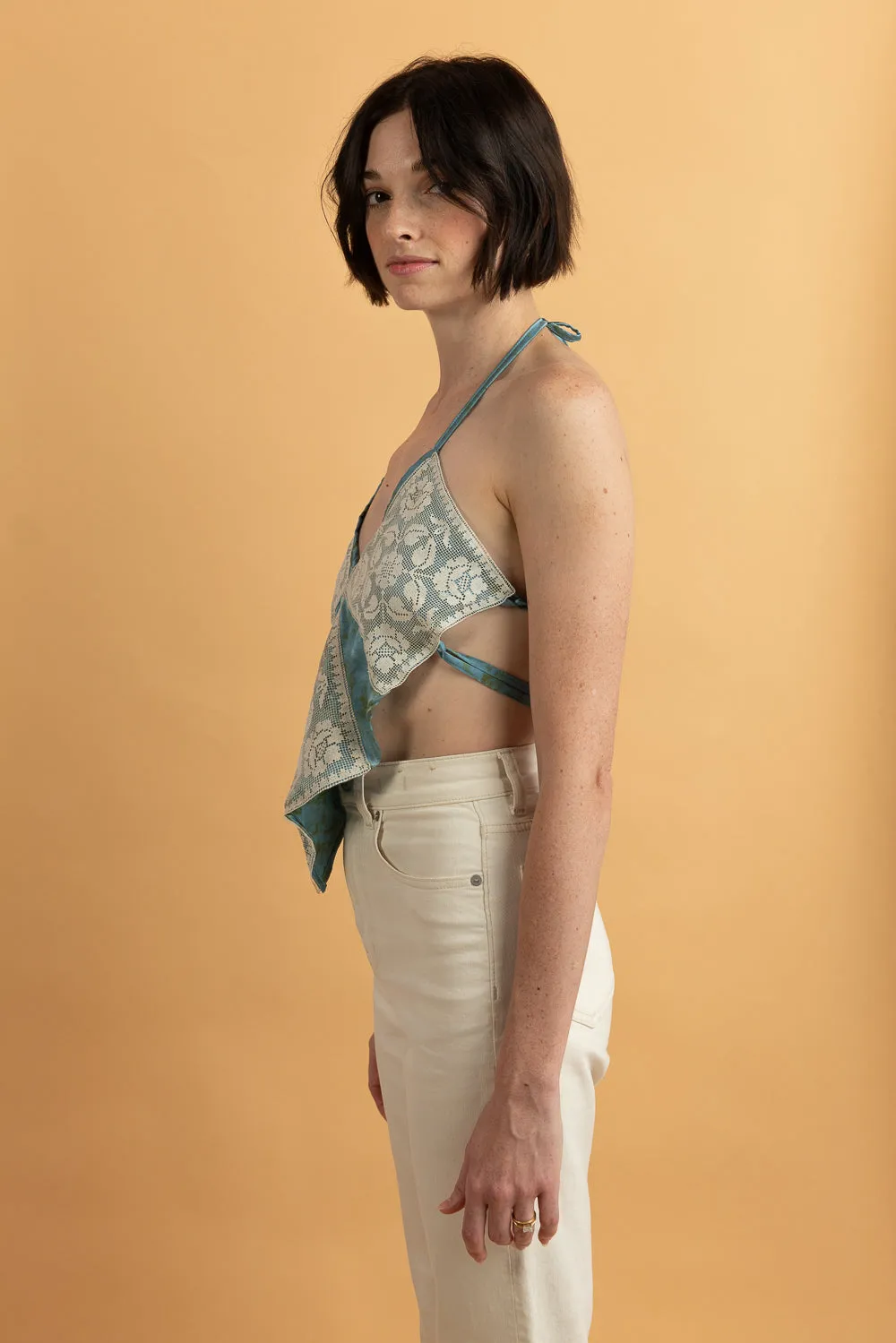 The Lena Top: Indigo (XS/S)