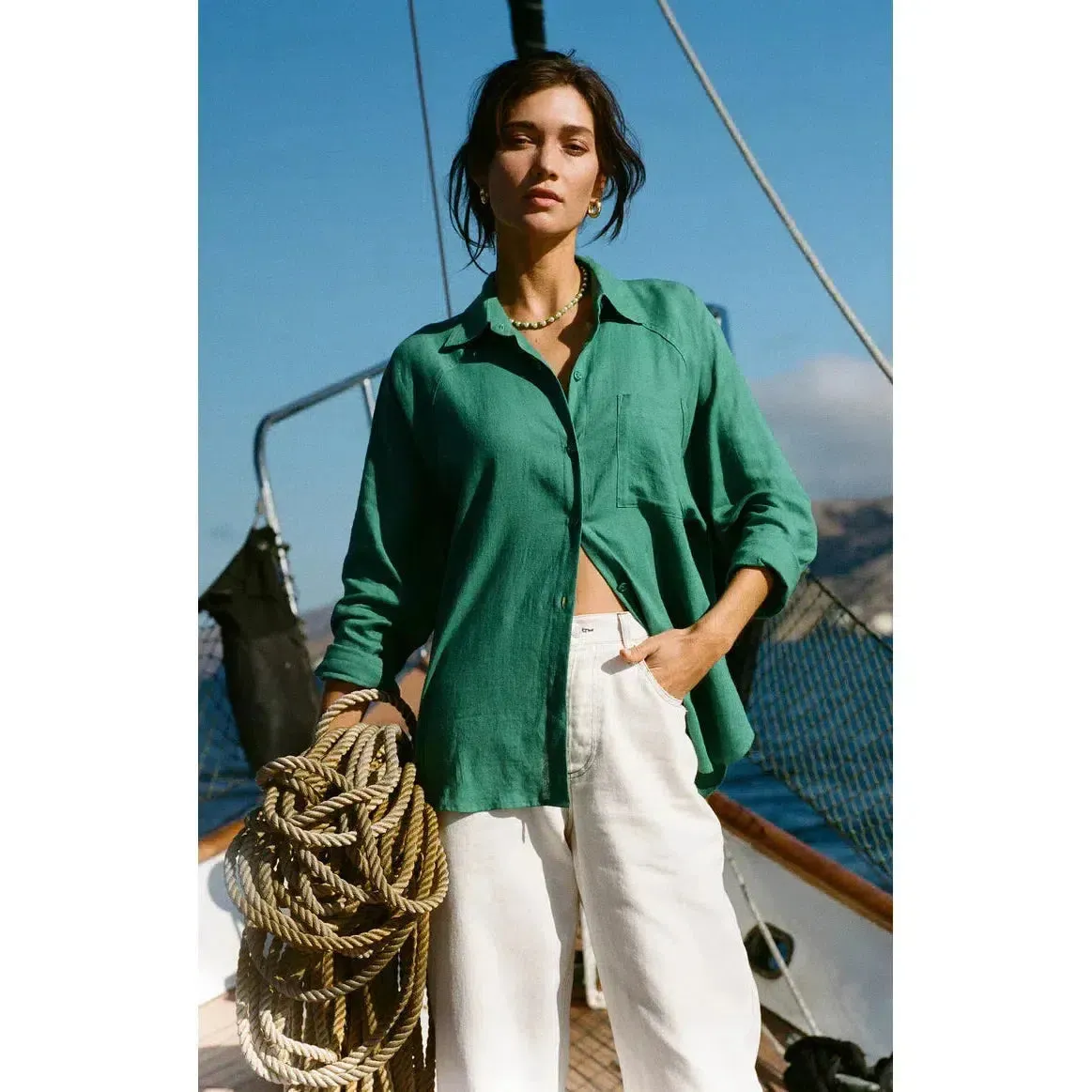 THE PERFECT LINEN TOP