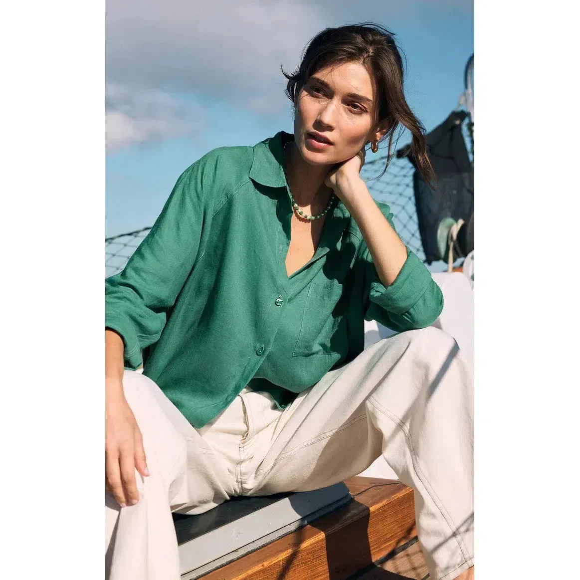 THE PERFECT LINEN TOP
