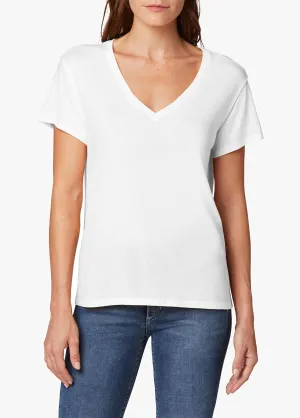 THE RAINE DEEP V-NECK TEE