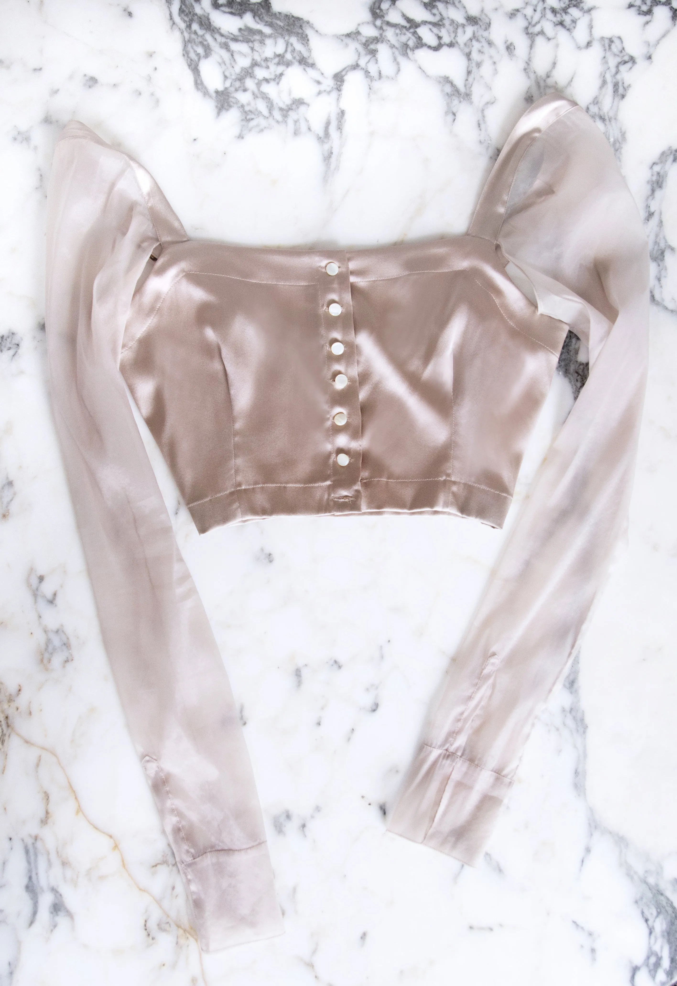 The Six Line Long Sleeve Crop Top