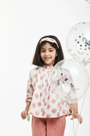 Three  I   Embroidered Pant 100% Cotton Poplin