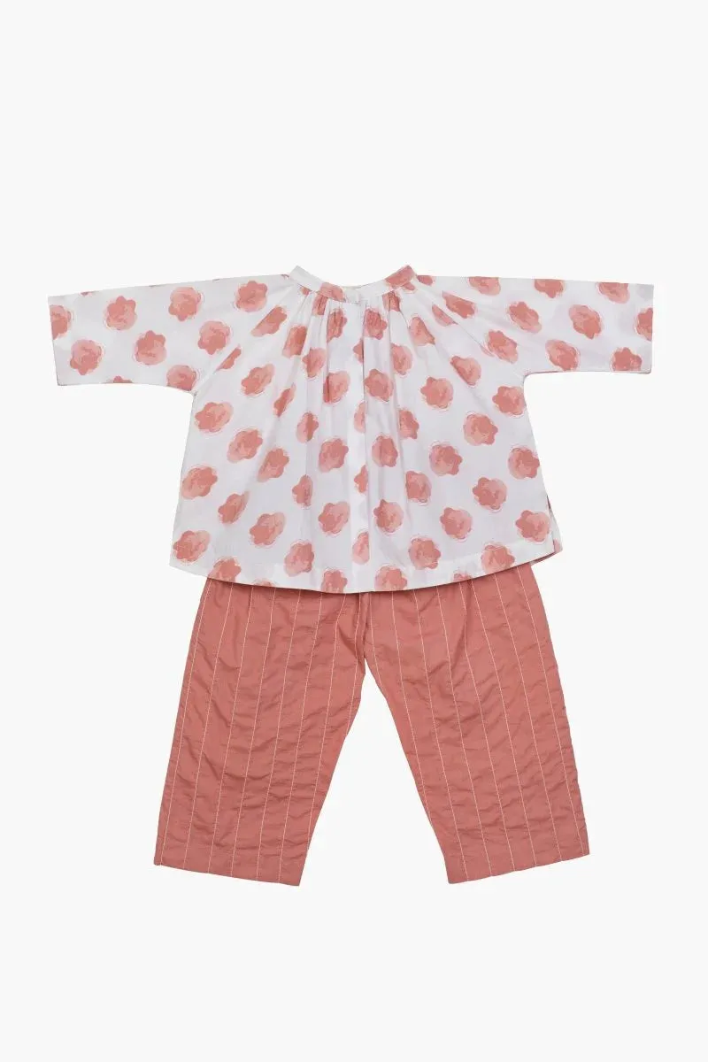 Three  I   Embroidered Pant 100% Cotton Poplin