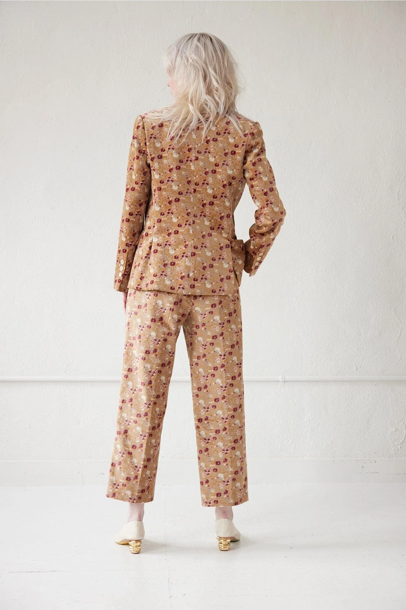 Tilda Jacket in Italian Flora Velvet