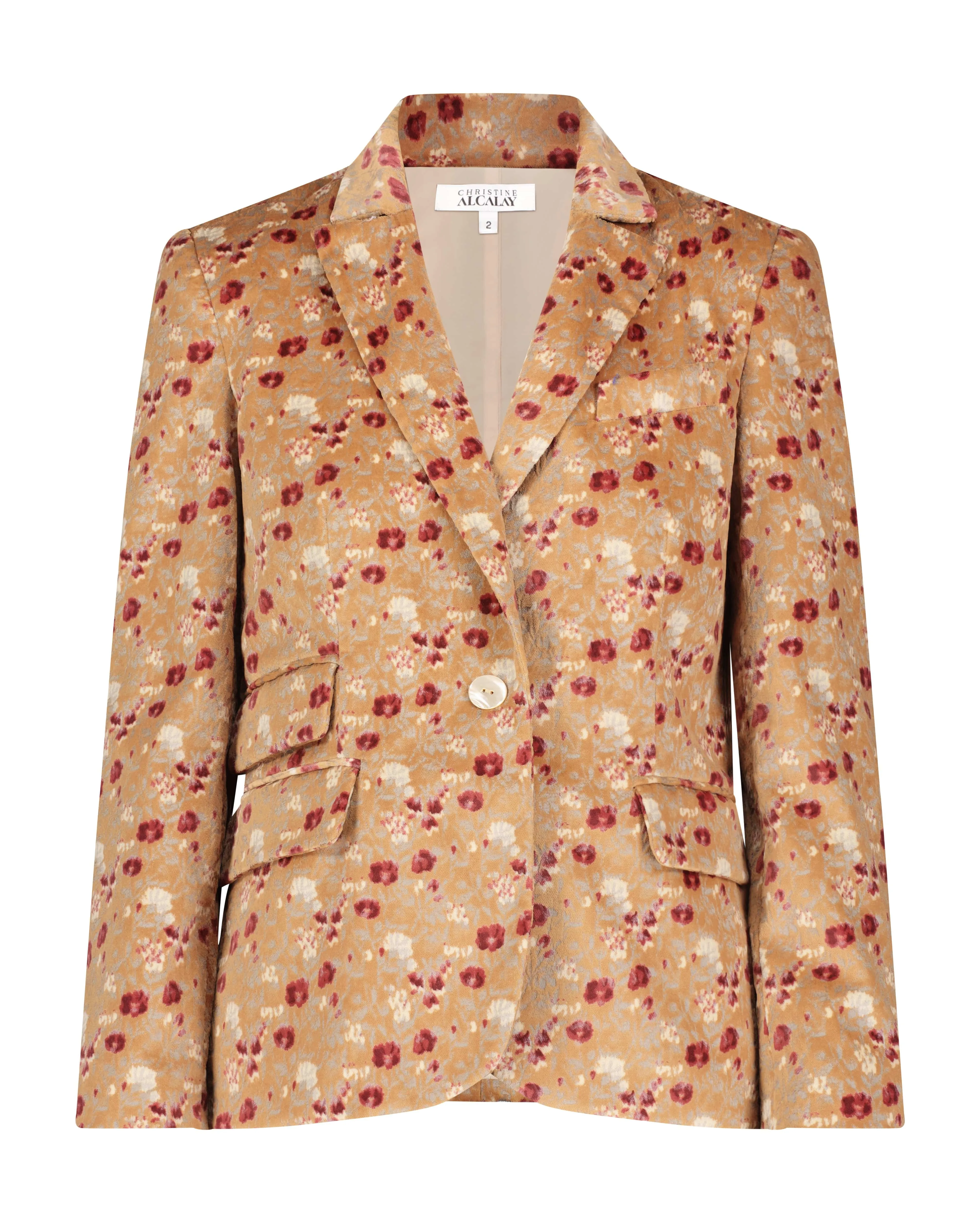 Tilda Jacket in Italian Flora Velvet