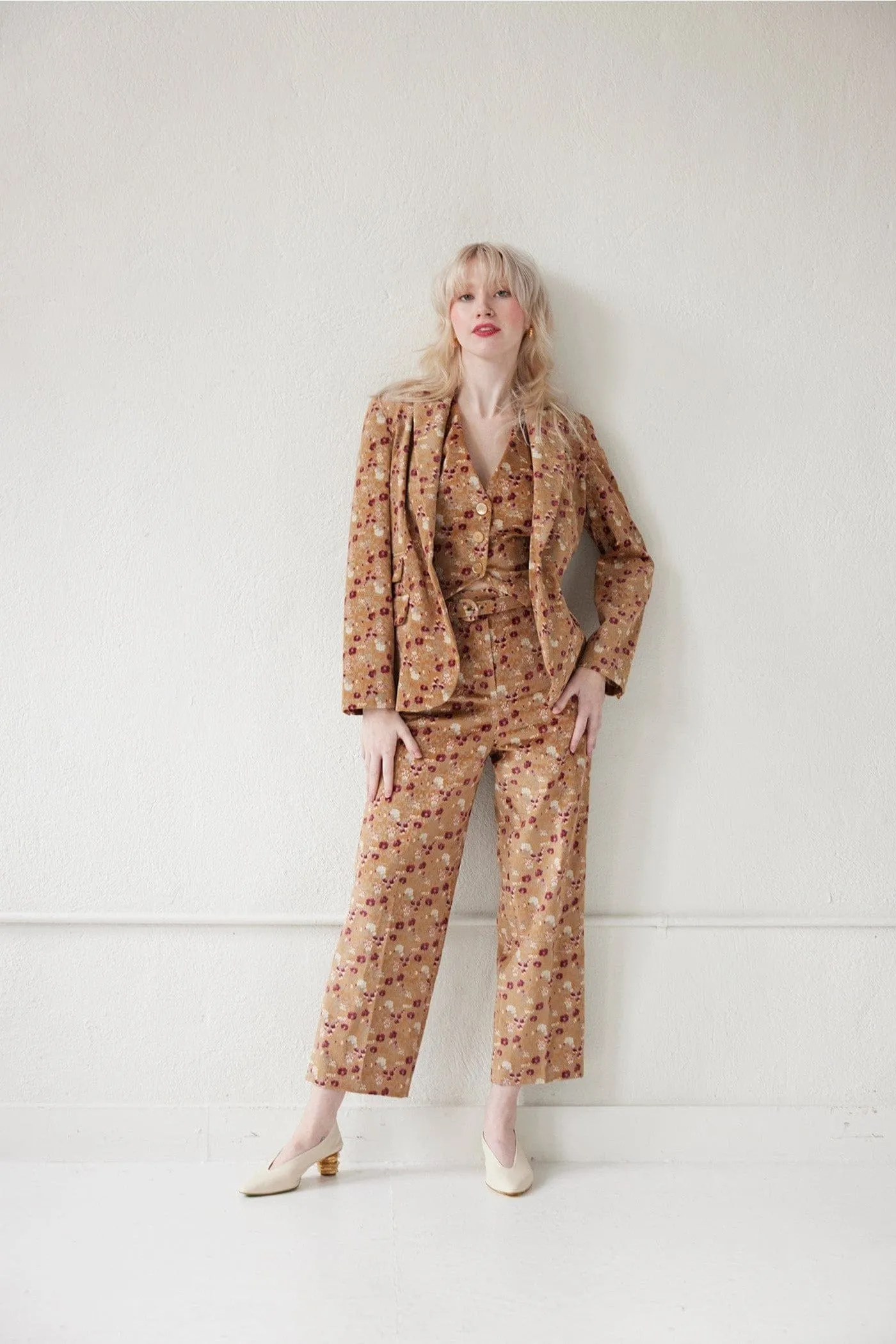 Tilda Jacket in Italian Flora Velvet