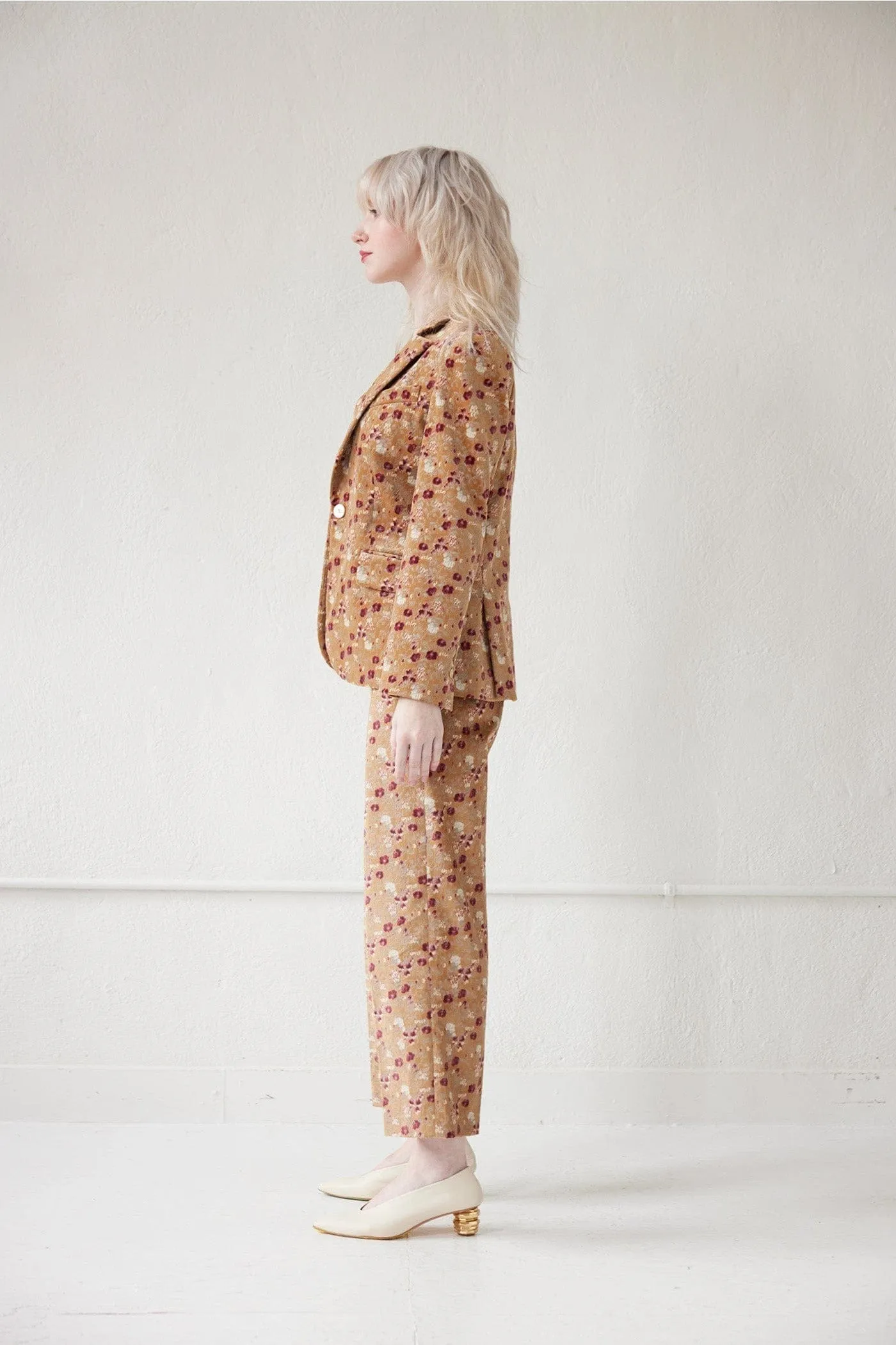 Tilda Jacket in Italian Flora Velvet