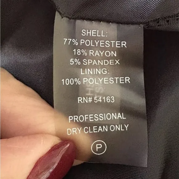 Tommy Hilfiger Black Straight Pencil Skirt Career Womens Size 10 (1588)