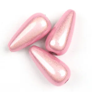 Top Quality 8*15mm Teardrop Miracle Beads,Silk,Sold per pkg of about 1000 Pcs