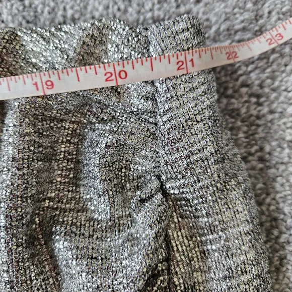 Torrid plus foil knit tulip hem mini skirt, 3XL, silver